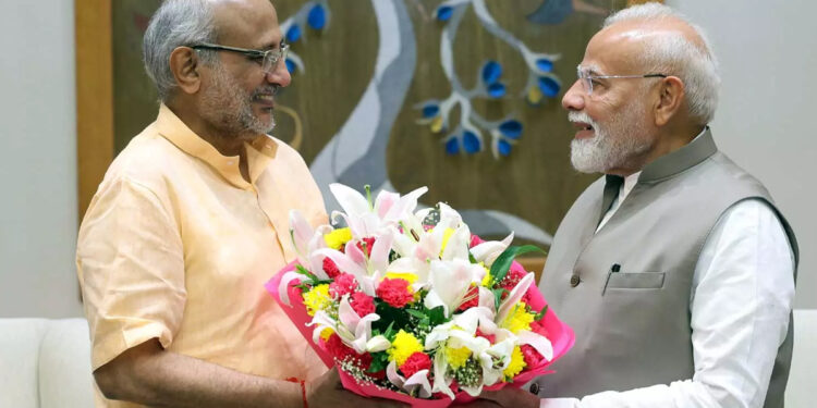 பிரதமர் மோடியை சந்தித்தார் சி.பி.ராதாகிருஷ்ணன்