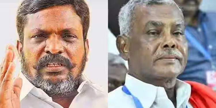 தூய்மை பணியாளர்களை பணி நிரந்தரம் செய்ய வேண்டும் – திருமாவளவனின் கருத்துக்கு மார்க்சிஸ்ட் சண்முகம் எதிர்ப்பு