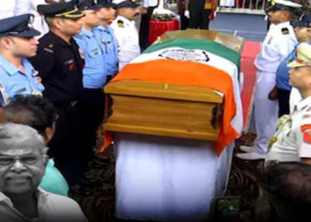 42 குண்டுகள் முழக்கத்தில் அரசு மரியாதையுடன் இல. கணேசன் தகனம்