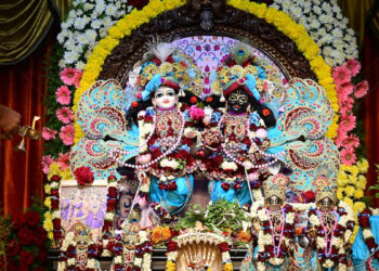 இஸ்கான் கோவிலில் கிருஷ்ண ஜெயந்தி விழா கோலாகல கொண்டாட்டம்!