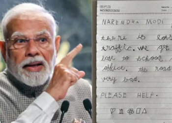 பிரதமர் மோடிக்கு 5 வயது சிறுமி எழுதிய புகார் கடிதம் – இணையத்தில் வைரல்