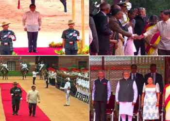 டில்லியில் பிலிப்பைன்ஸ் அதிபருக்கு சிவப்பு கம்பள வரவேற்பு