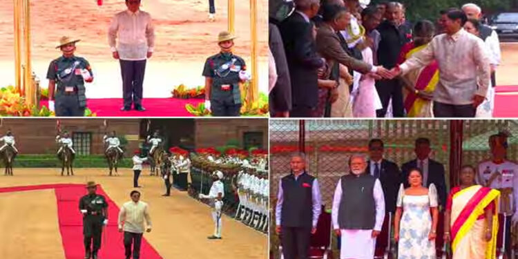 டில்லியில் பிலிப்பைன்ஸ் அதிபருக்கு சிவப்பு கம்பள வரவேற்பு