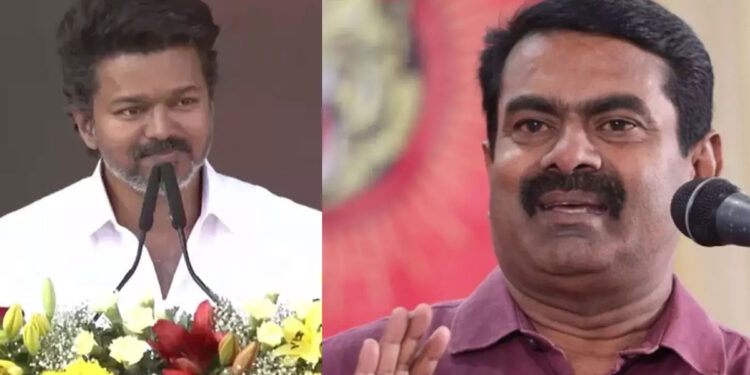 அணில் ஏன் அங்கிள்… அங்கிள் என்று கத்துகிறது : விஜயை விமர்சித்த சீமான்