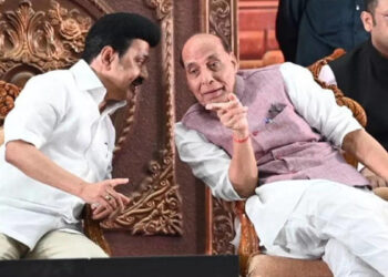 குடியரசு துணைத் தலைவர் தேர்தல் ; முதல்வர் ஸ்டாலினிடம் ஆதரவு கேட்ட ராஜ்நாத் சிங் ?