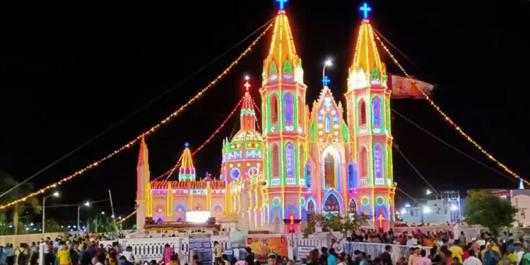 வேளாங்கண்ணி மாதா கோவில் திருவிழா- இரண்டாவது நாள்!