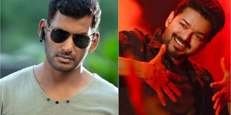 விஜய்க்கு எதிராக விஷாலை களமிறக்கும் தி.மு.க. ?