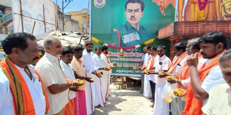 வத்தலக்குண்டுவில் பாஜக சார்பில்இமானுவேல்சேகரனார் 68 வதுநினைவுதினம்: சமூகநல்லிணக்கத்துக்காகப்போராடியமாவீரன்! என புகழாரம்.