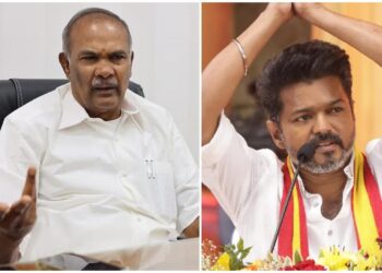 விஜய் அகந்தையுடன் பேசுகிறார்; பின்னணியில் பாஜக உள்ளது – அப்பாவு