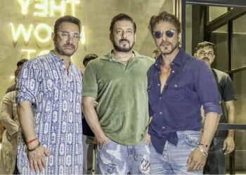 மூன்று கான்கள் ஒரே திரையில் ? வைரலாகும் ஷூட்டிங் ஸ்பாட் வீடியோ !