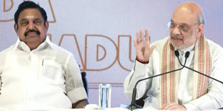 அதிமுகவை விமர்சிக்கக் கூடாது – பாஜக நிர்வாகிகளுக்கு அமித்ஷா அறிவுறுத்தல்