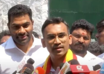 “இந்தியை திணிக்கும் முயற்சியை மத்திய அரசு நிறுத்த வேண்டும்” – தவெக அருண்ராஜ் வலியுறுத்தல்