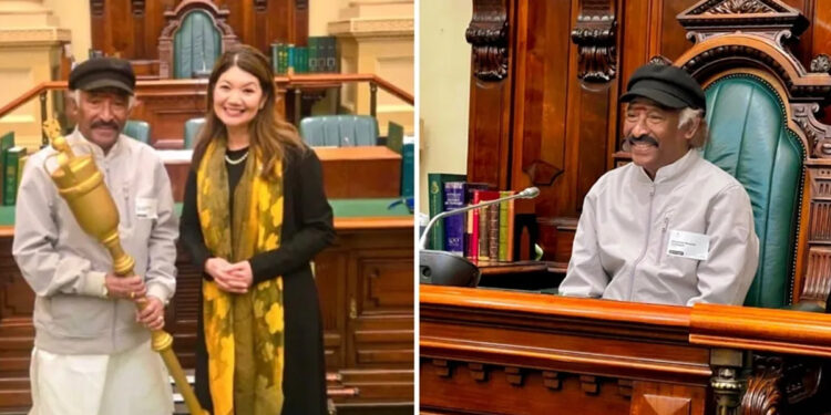 தேவாவுக்கு ஆஸ்திரேலிய பாராளுமன்றத்தில் பெருமைக்குரிய கௌரவம்