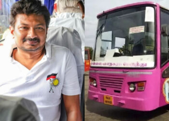 எடப்பாடி பச்சை பஸ்ஸுலயும், விஜய் மஞ்சள் பஸ்ஸுலயும்… ஆனால் நம்ம பிங்க் பஸ் தான் ஜெயிக்கும் : உதயநிதி கலகல