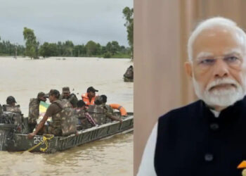 ஓட்டளித்த உடனே வெள்ள பாதிப்பு மாநிலங்களுக்கு பயணமான பிரதமர் மோடி !