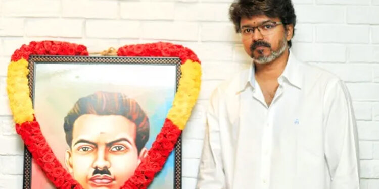 இமானுவேல் சேகரன் நினைவு தினம் : சென்னையில் விஜய் அஞ்சலி !