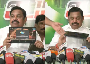 “ஸ்டாலின் சொன்னதை ஸ்டாலினுக்கே காட்டிய எடப்பாடி” – பத்திரிகையாளர் சந்திப்பில் பரபரப்பு !