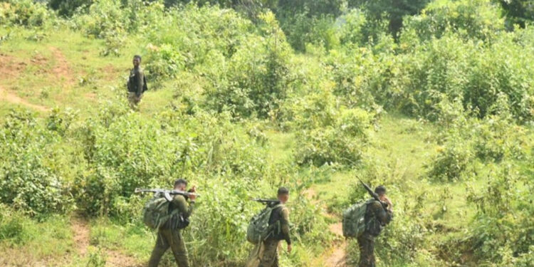 சத்தீஸ்கரில் நக்சலைட்டுகள் 2 பேர் சுட்டுக்கொலை : பாதுகாப்பு படை அதிரடி