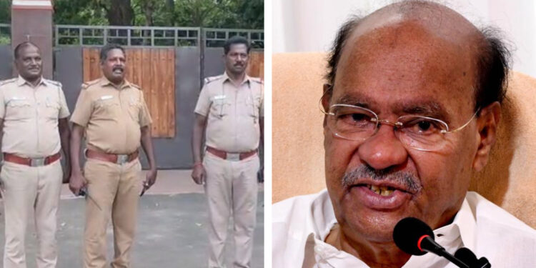 அன்புமணி நீக்கம் : ராமதாஸ் இல்லத்திற்கு கூடுதல் போலீஸ் பாதுகாப்பு – பாமகவில் பரபரப்பு