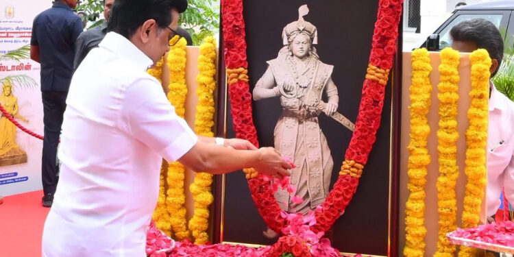 வேலூர் காவல் பயிற்சிப் பள்ளிக்கு ‘வீரமங்கை வேலுநாச்சியார்’ பெயர் : முதலமைச்சர் ஸ்டாலின் அறிவிப்பு