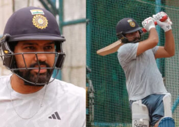 எடையைக் குறைத்து மீண்டும் பயிற்சியில் ரோகித் சர்மா !