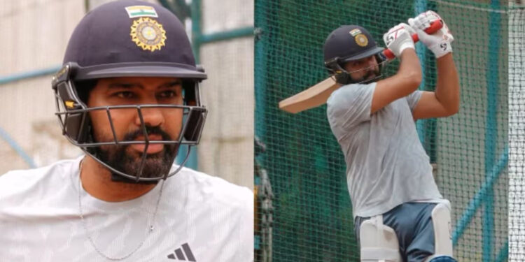 எடையைக் குறைத்து மீண்டும் பயிற்சியில் ரோகித் சர்மா !