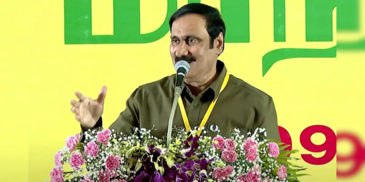 சட்டமன்றத் தேர்தலில் யாருடன் கூட்டணி ? – சேலத்தில் பேசிய பாமக தலைவர் அன்புமணி