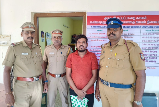 மயிலாடுதுறை ரயில்வே இருப்புப் பாதை காவல் நிலையத்தில் வழக்குப்பதிவு செய்த செல்போன் மீட்பு