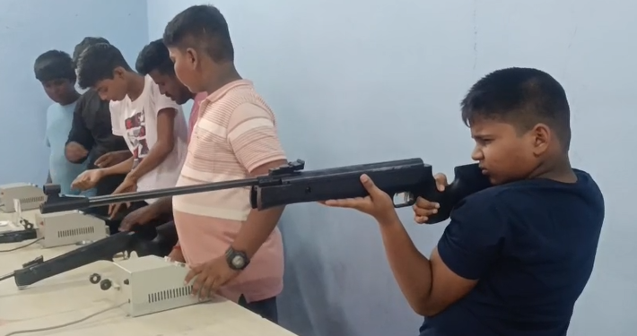 விழுப்புரத்தில் முதல் முறையாக நடைபெற்ற மாவட்ட அளவிலான துப்பாக்கி சுடுதல் போட்டி