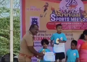 தனியார் பள்ளியில் நடைபெற்ற 26 ஆம் ஆண்டு விழா