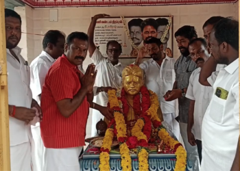 திருக்கடையூரில் மறைந்த பாமக கிளை செயலாளர் சுரேஷின் 8 ஆம் ஆண்டு நினைவு தினம் அனுசரிப்பு