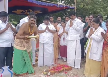 விழுப்புரம் அரசு மருத்துவமனையில் ரூபாய் 3. 50 கோடி மதிப்பில் கூடுதல் கட்டிட அடிக்கல் நாட்டு விழா