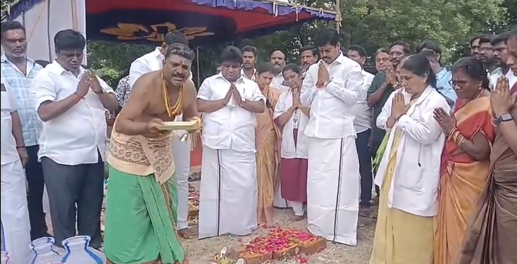 விழுப்புரம் அரசு மருத்துவமனையில் ரூபாய் 3. 50 கோடி மதிப்பில் கூடுதல் கட்டிட அடிக்கல் நாட்டு விழா