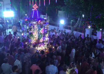 தூய ஆரோக்கிய மாதா ஆலயத்தின் 58 ஆம் ஆண்டு விழா தேர் பவனி