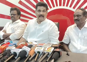 விஜய் பின் வரும் கூட்டம் கொள்கை அற்ற கூட்டம் மாவட்ட செயலாளர் கௌதம சிகாமணி விழுப்புரத்தில் பேட்டி