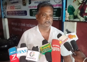 திருவாரூரில் கள்ளக்காதல் தொடர்பாக மனைவி&கள்ளக்காதலனை அரிவாளால் வெட்டி கணவரை நகரகாவல்துறையினர் கைது