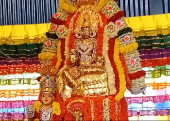 18 அடி உயரம் கொண்ட பிரம்மாண்ட அதர்வன பத்ரகாளியம்மன் கோயில் கும்பாபிஷேகம்