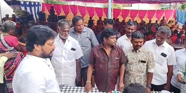 ஏழைகளுக்கு கறி விருந்து அளித்த நகைச்சுவை நடிகர் மதுரை முத்து