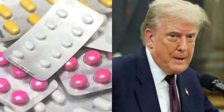 மருந்துப் பொருட்களுக்கு 100% வரி – டிரம்பின் அறிவிப்பு இந்தியாவுக்கு அதிர்ச்சி !