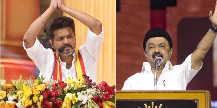 த.வெ.க. செயல்பாட்டை முடக்க நினைக்கிறது திமுக அரசு : ஆனந்த் மீதான வழக்கிற்கு விஜய் கண்டனம்