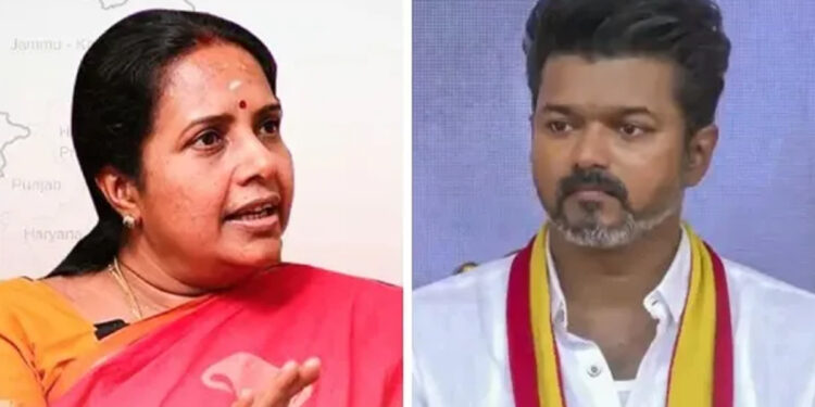 “கூட்டம் கூடினா அராஜகம் பண்ணுவீங்களா ?” – விஜயை நோக்கி வானதி சீனிவாசன் விமர்சனம்