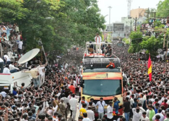 விஜய் பிரசாரம் நடைபெறும் பகுதிகளில் இன்று மின்தடை : தவெக கோரிக்கைக்கு மின்வாரியம் ஒப்புதல்