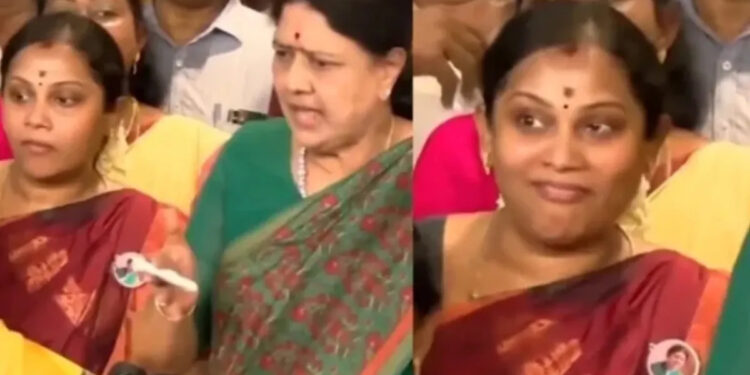 அடடே அவங்களா ? முகத்துலயே முந்நூறு எக்ஸ்பிரஷன் காட்டுவாங்களே! சசிகலாவைப் பிரிந்த நெல்லை வெண்மதி