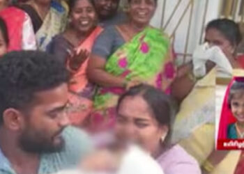 நாய் குறுக்கே வந்து மோதியதால் 4 வயது சிறுமி பலி