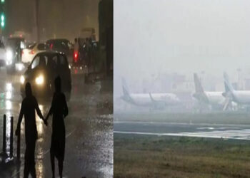 டில்லியில் கனமழை : பயணிகளுக்கு எச்சரிக்கை விடுத்த இண்டிகோ, ஸ்பைஸ் ஜெட்