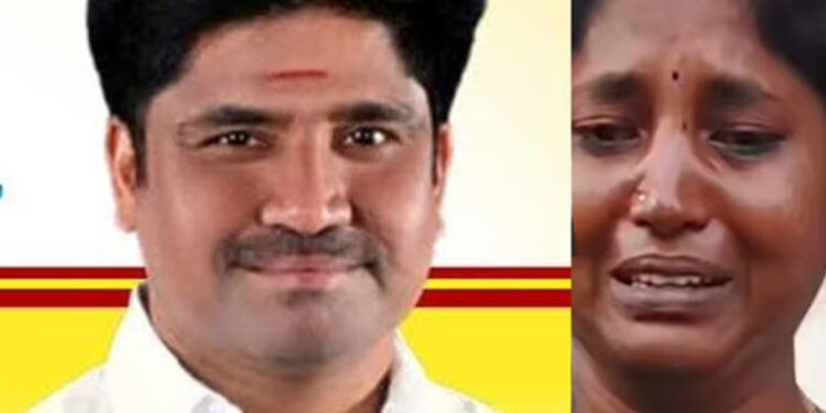 “என் கணவரை கண்ணில் கூட காட்டவில்லை” – தவெக  மாவட்ட செயலாளர் மதியழகன் மனைவி கண்ணீருடன் பேட்டி