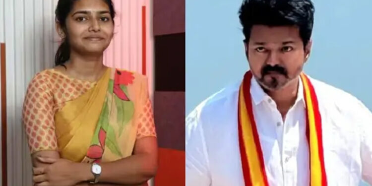 “மீனாகுமாரி கேரவனில் பயணிக்கும் உங்களுக்கு பாமர மக்களின் தேவை புரியுமா ?” – விஜய்யை நேரடியாக தாக்கிய வைஷ்ணவி