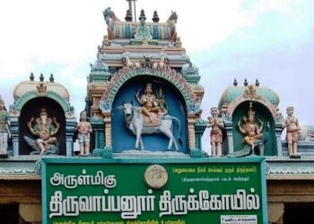 பஞ்சபூதத் தலங்கள் – நீர் ஸ்தலம் – திருவாப்புடையார் கோயில்