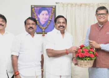 ஆரம்பித்தது கூட்டணி பேச்சு EPS-பிஜேபி தலைவர்கள் சந்திப்பு