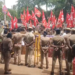 திருவாரூர் மாவட்டம் ஆட்டோ தொழிலாளர் சங்கத்தின் சார்பில் முற்றுகை போராட்டம்